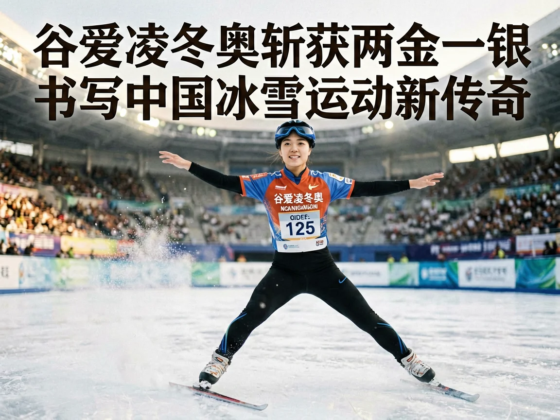 谷爱凌冬奥斩获两金一银书写中国冰雪运动新传奇